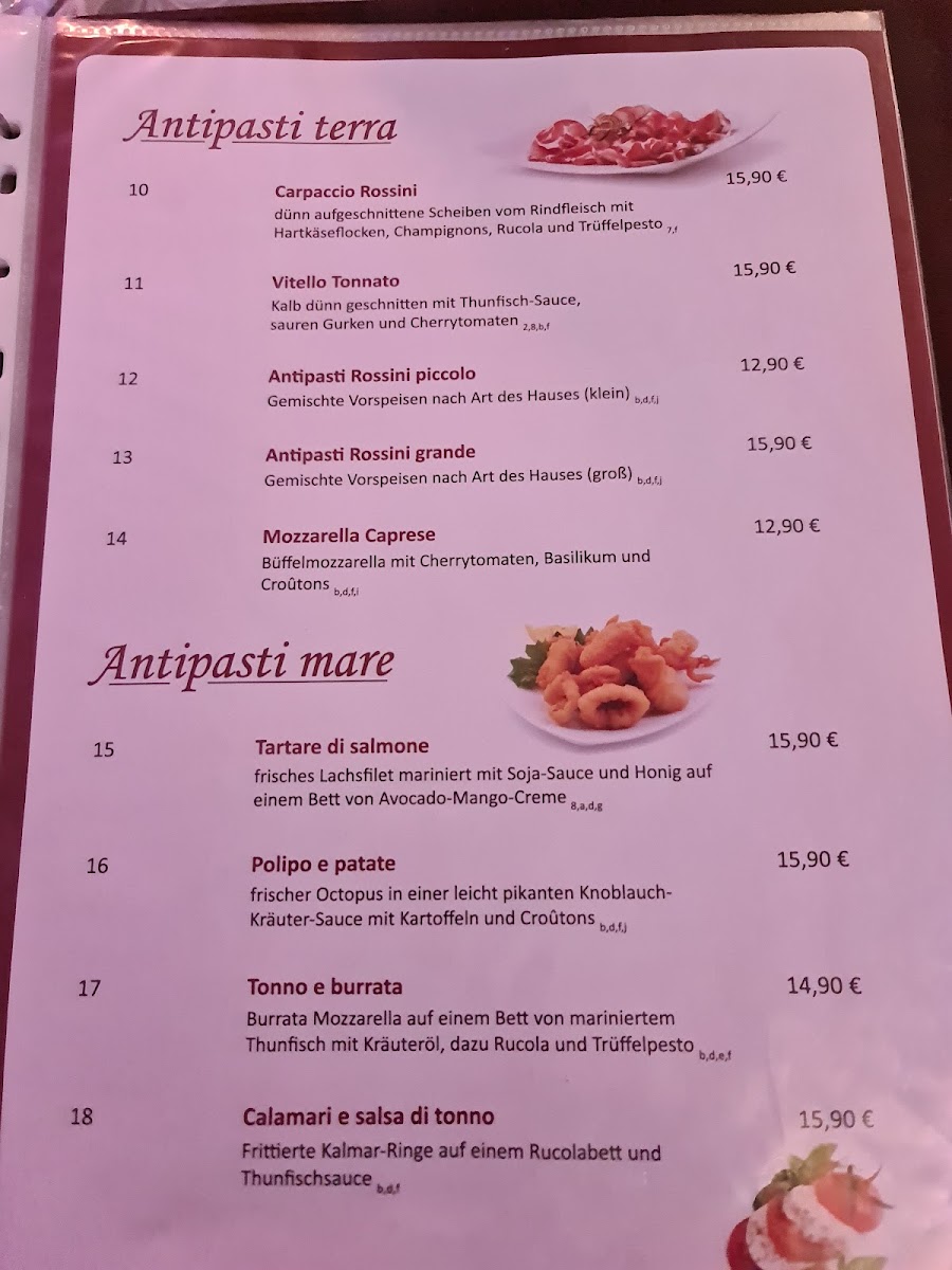 Menu Ristorante Rossini-4